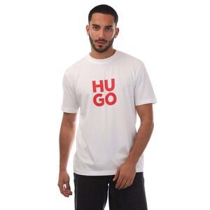 Hugo Mens Daltorip T-Shirt / White